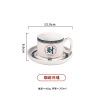 Send a Hong Kong wind ceramic tableware set, dish, disk cup cup cup disc