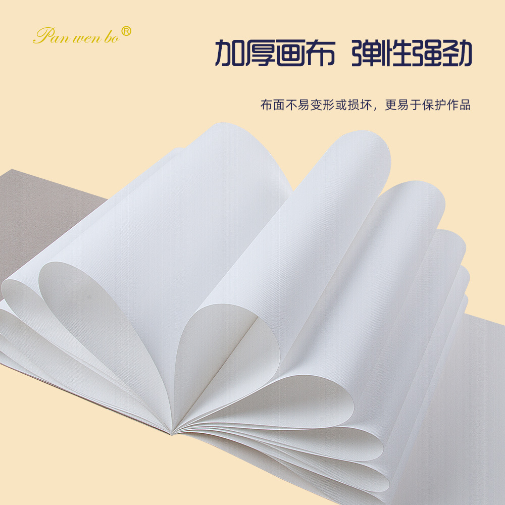 Art Oil Painting Paper White Cotton Cloth Drawing Book A3 A4 A5 Beginner Practice Paints Acrylic Oil Pastel Canvas Wholesale