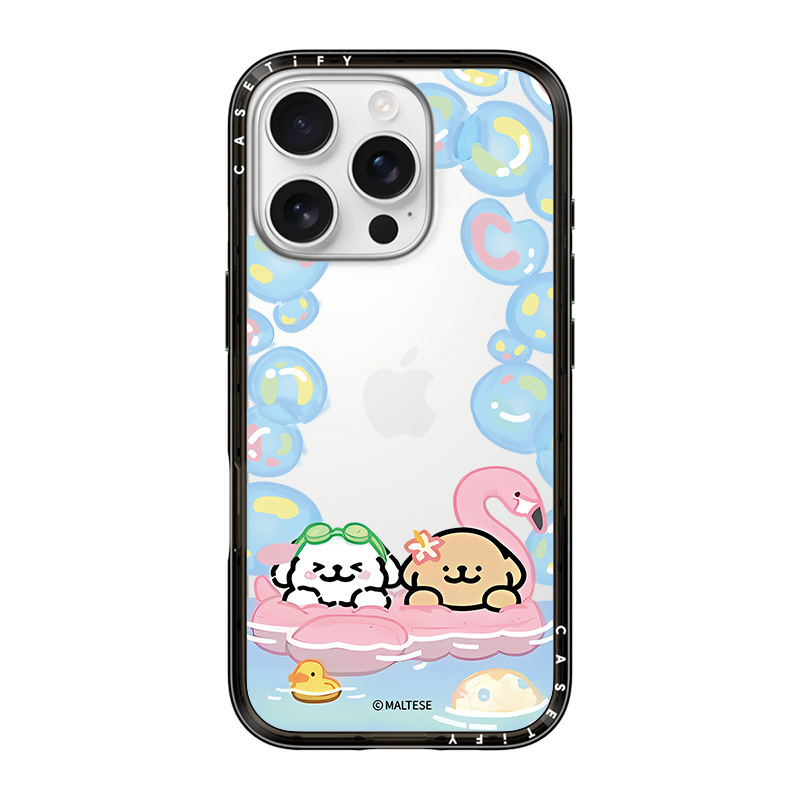 CASE 共同ブランドサマーラインパピー 16pro 携帯電話ケース軽量落下防止新ケース 14/15promax に適しています|undefined