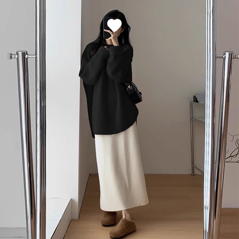 独特绝美小套装冬装气质穿搭一整套高级感入冬圣诞高知穿搭裙子女|undefined
