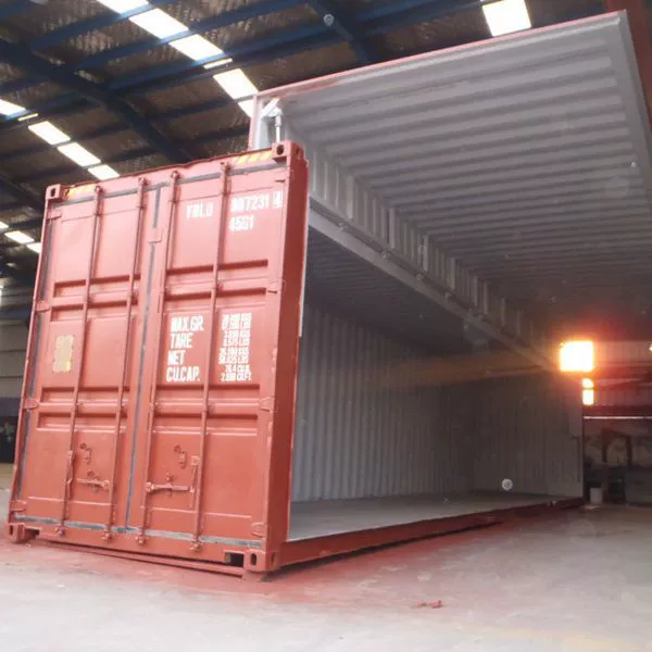 6-метровый 12-метровый морской контейнер с односторонним двусторонним летающим крылом, Шанхай профессионально реконструирован для различных мобильных домов