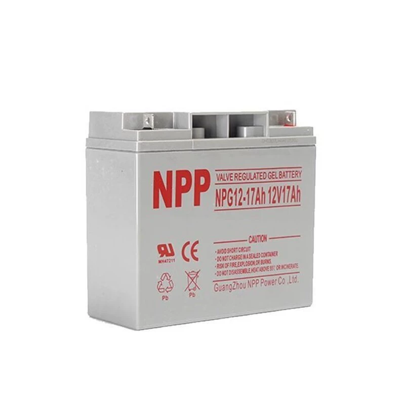 Перезаряжаемый аккумулятор NPP, источник питания, 12V, 17AH, ИБП