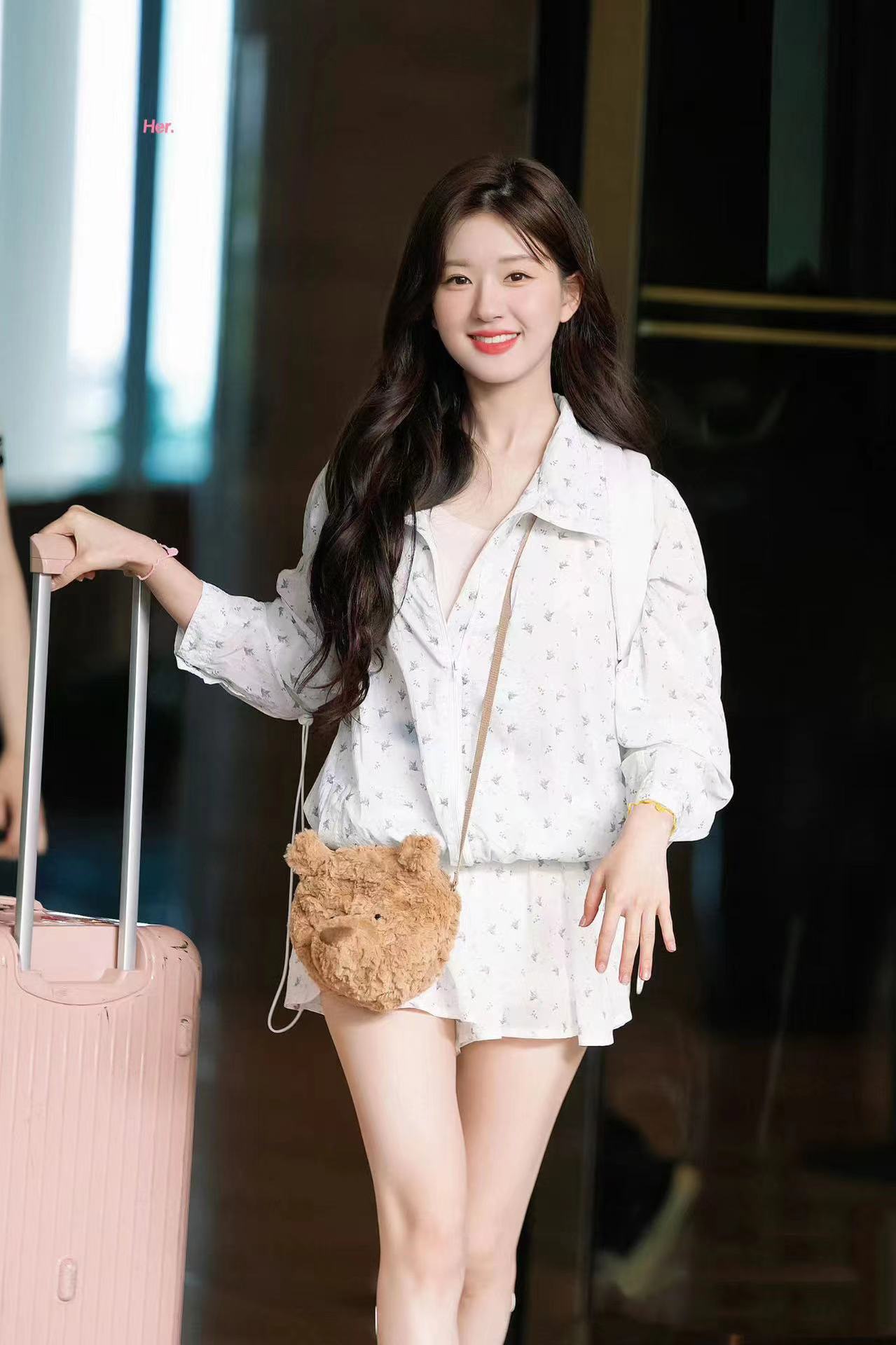 ————————Zhao Lusi's same style/Barcelona Bear bag_voghion.com