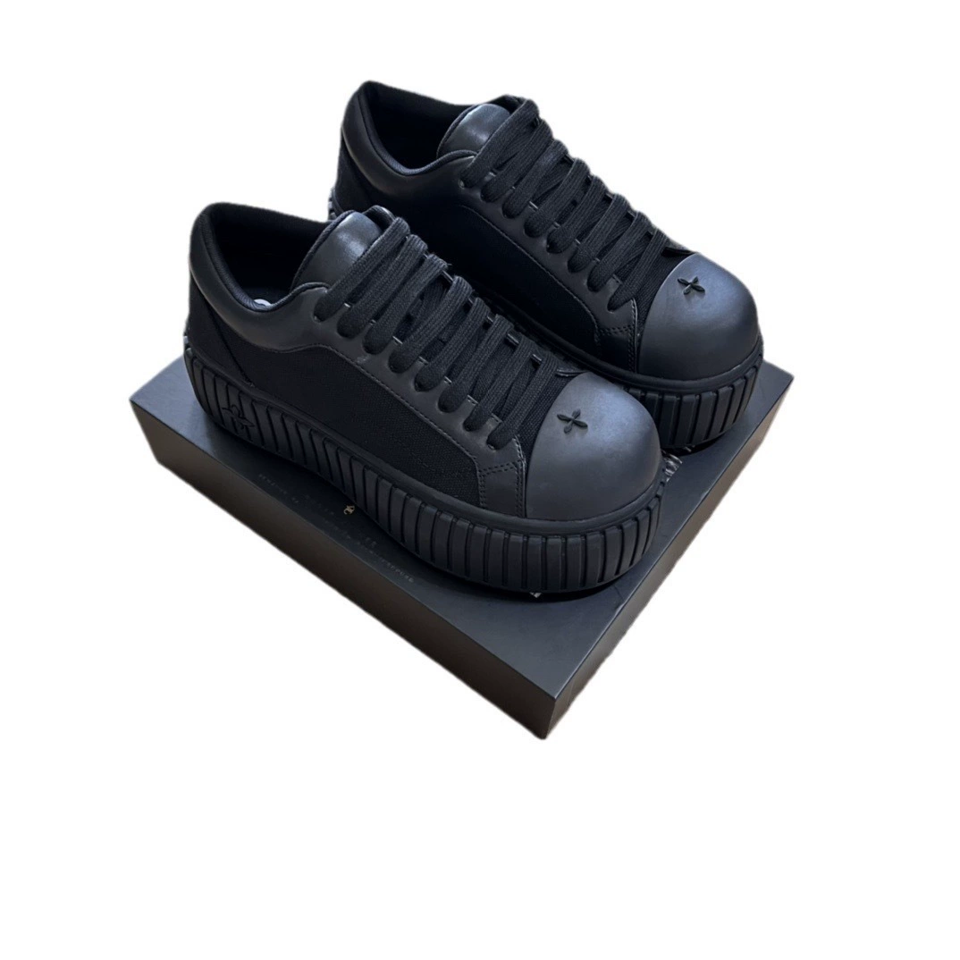 Кроссовки SM-KK Cross Flower Wandering Thick Sole с увеличенной резиновой подошвой, мягкий отскок, повседневные, украшаемые устойчивые к износу канвасовые ботинки