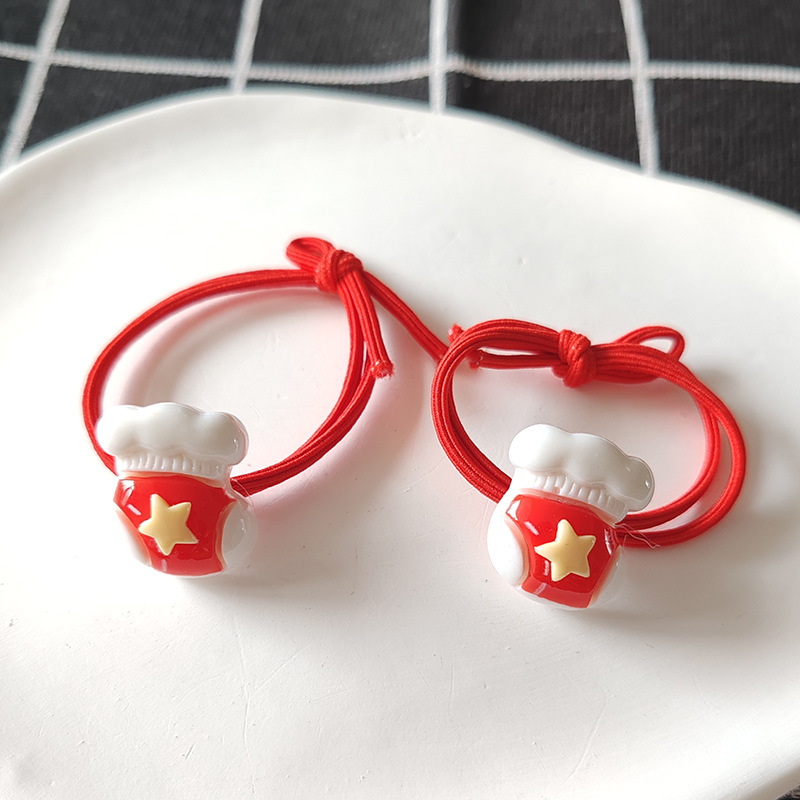 Regalo di Natale Accessori per capelli per bambini di Natale Babbo Natale Fascia elastica alta Albero di Natale Pupazzo di neve Alce Elastico per capelli Scrunchie per le feste_voghion.com