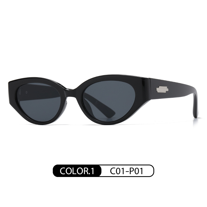 Xiaohongshu mismo GM pequeño marco ojo de gato gafas de sol de verano gafas de protección solar mujer 6502 Hipster Street shot gafas de sol al por mayor