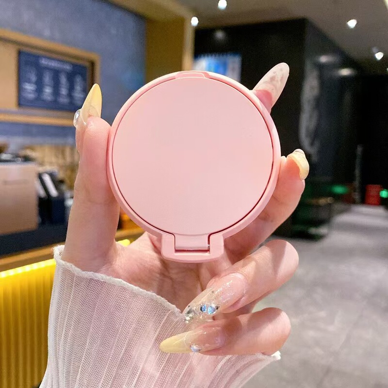 アップル16化粧鏡携帯電話スタンド華為粟15純色アニメ怠け者携帯ケースバックスタンドを適用する|undefined