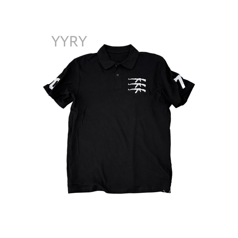 European and American Cross-Border Y2K Printed T-Shirt Short-Sleeved Round Neck Top Personalized Dark Retro Trendy Ins Loose Hip-Hop T-Shirt European and American Cross-Border Y2K Printed T-Shirt Short-Sleeved Round Neck Top Personalized Dark Retro Trendy Ins Loose Hip-Hop T-Shirt