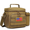 Cross border Molle outdoors tactics Leak proof heat preservation Lunch Banding One shoulder capacity Ice pack Lunch Bag