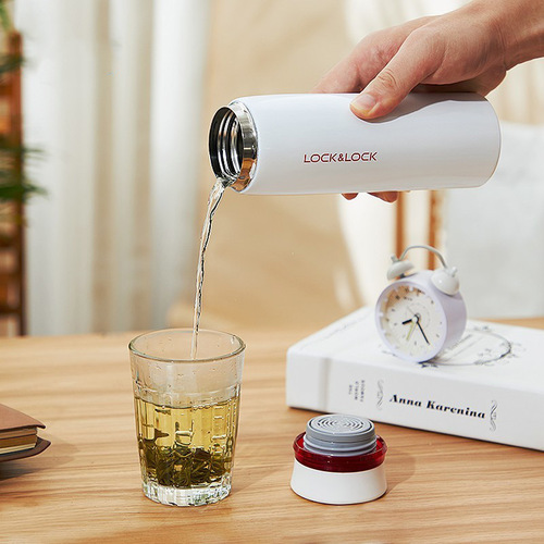 LOCK Thermos Cup LHC4131 high-looking business gift engraved cup for men and women 450ml accompanying mug