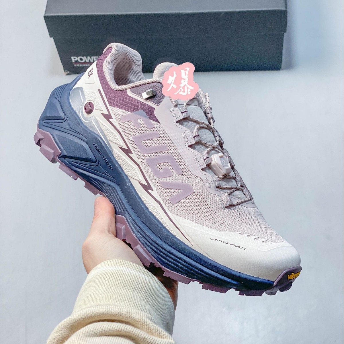 Kailer Fuga Ex3 Mountain Running Shock-Absorbing Anti-Slip Breathable Super Grip Low-Top Hiking Shoes Women's Dad Shoes