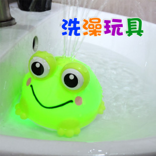 Cross-border electric water spray frog adorable water spray frog bathing summer water spray ball toys wholesale