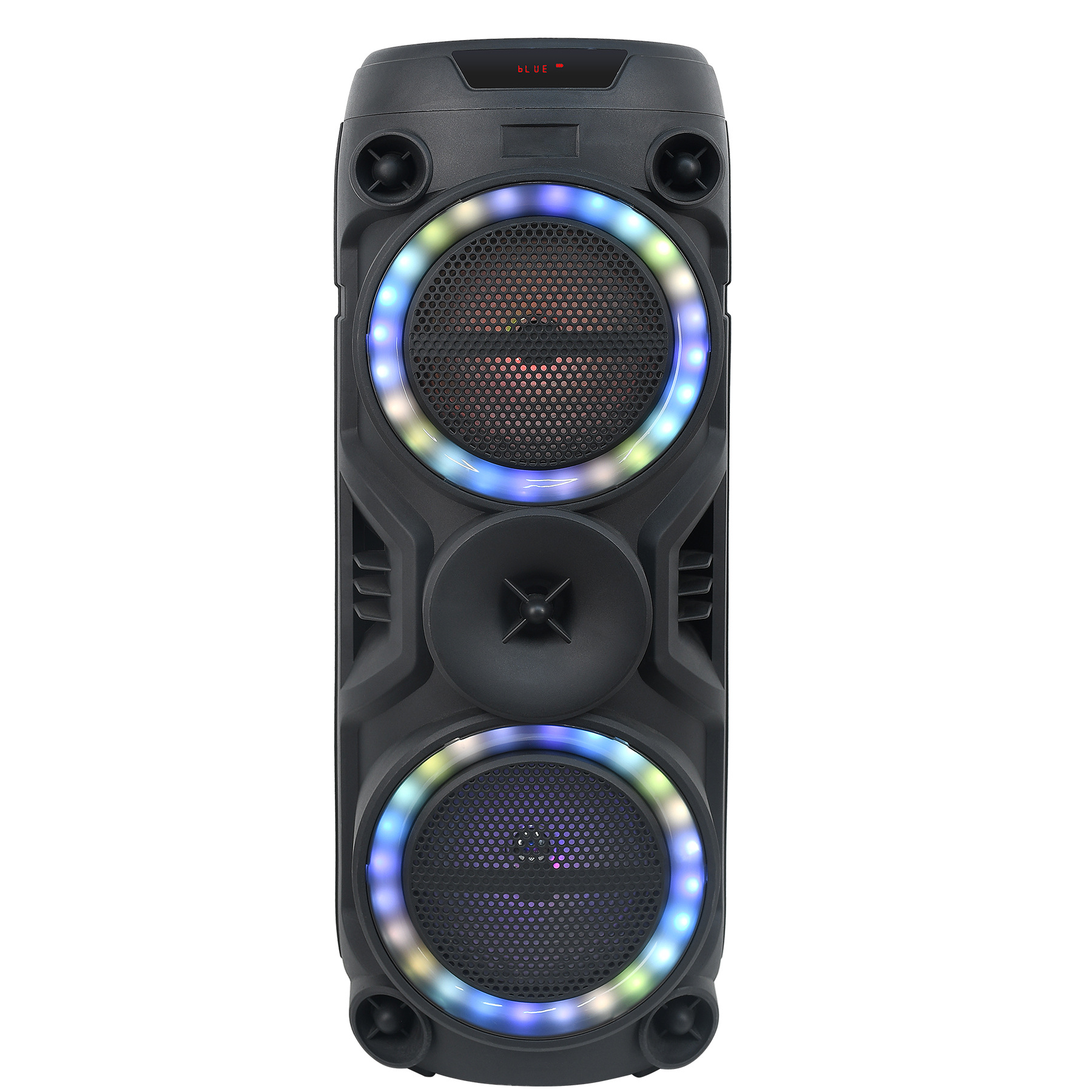 广场舞拉杆音箱套壳料  户外蓝牙音箱八寸音响双喇叭塑胶外壳外箱