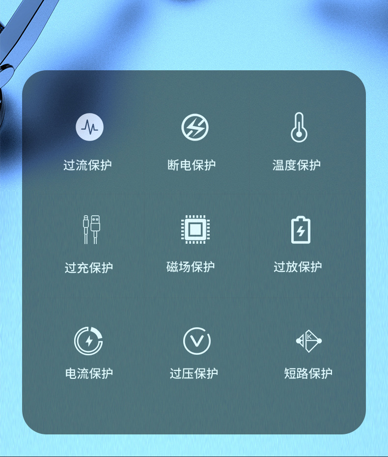 Cross-border Wholesale Power Bank 20000mAh Large Capacity Portable Mobile Charger with Built-in Cable Custom Logo