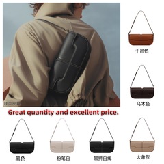 【新商品】ポーレン バゲットバッグ オスモ スムースレザー ポータブル ショルダー 脇バッグ