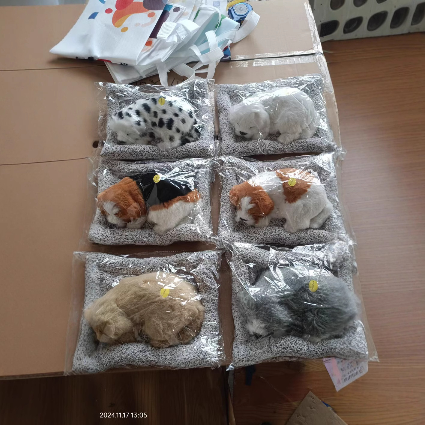 Cojín de tela para gatos y perros llamará simulación de gatos y perros modelo de peluche muñecas muñecas adornos regalos lotes