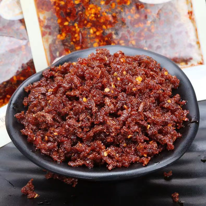 Hao Hao Beef Jerky Flavor Spicy Vegetarian Tendon Spicy Snacks Vegetarian Meat Retro Snack Food Wholesale