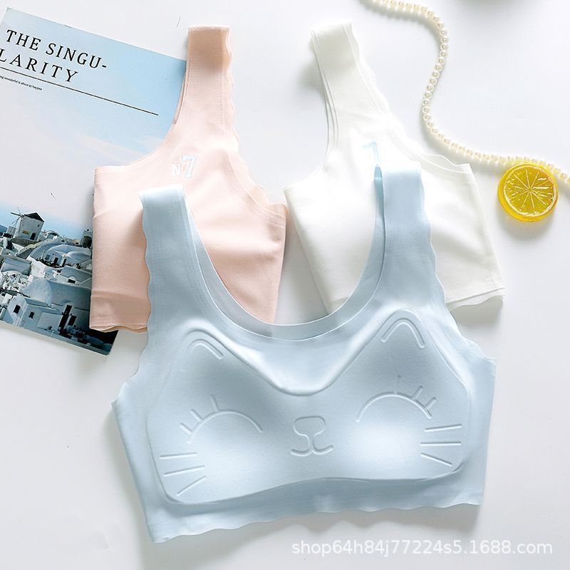 Niños y niñas ropa interior delgada sin marcas 8 - 16 años de edad chaleco de niñas estudiantes ropa interior de niñas