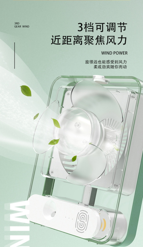 ミニusbミニファン水冷扇風機加湿スプレーデスクトップ冷房冷却ファンusbナイトライト|undefined