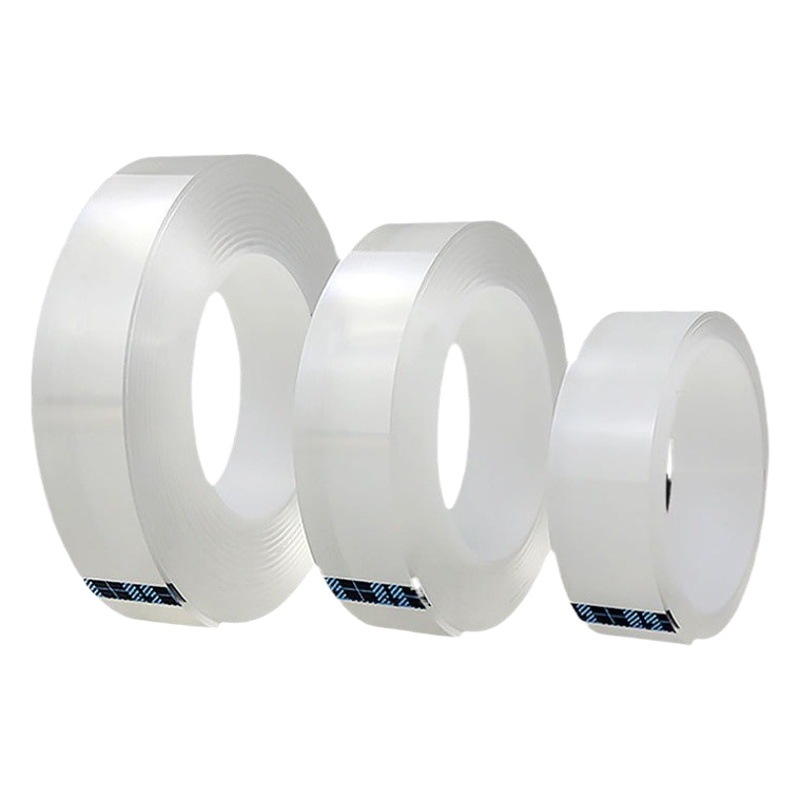 Adhesivo transfronterizo nano de doble cara, sin marcas, sin residuos, adhesivo transparente de alta viscosidad, adhesivo acrílico de doble cara lavado de 10,000 veces, spot al por mayor