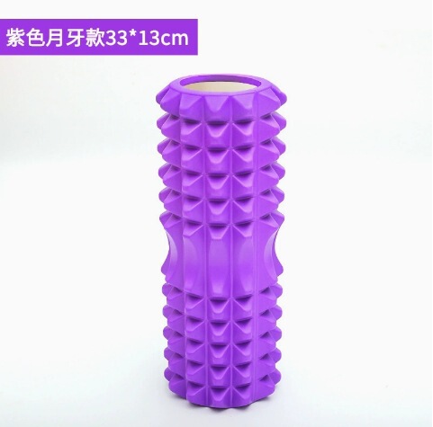泡沫轴实心狼牙棒月牙款瑜伽柱专业瘦腿神器滚轴肌肉放松健身器材|undefined