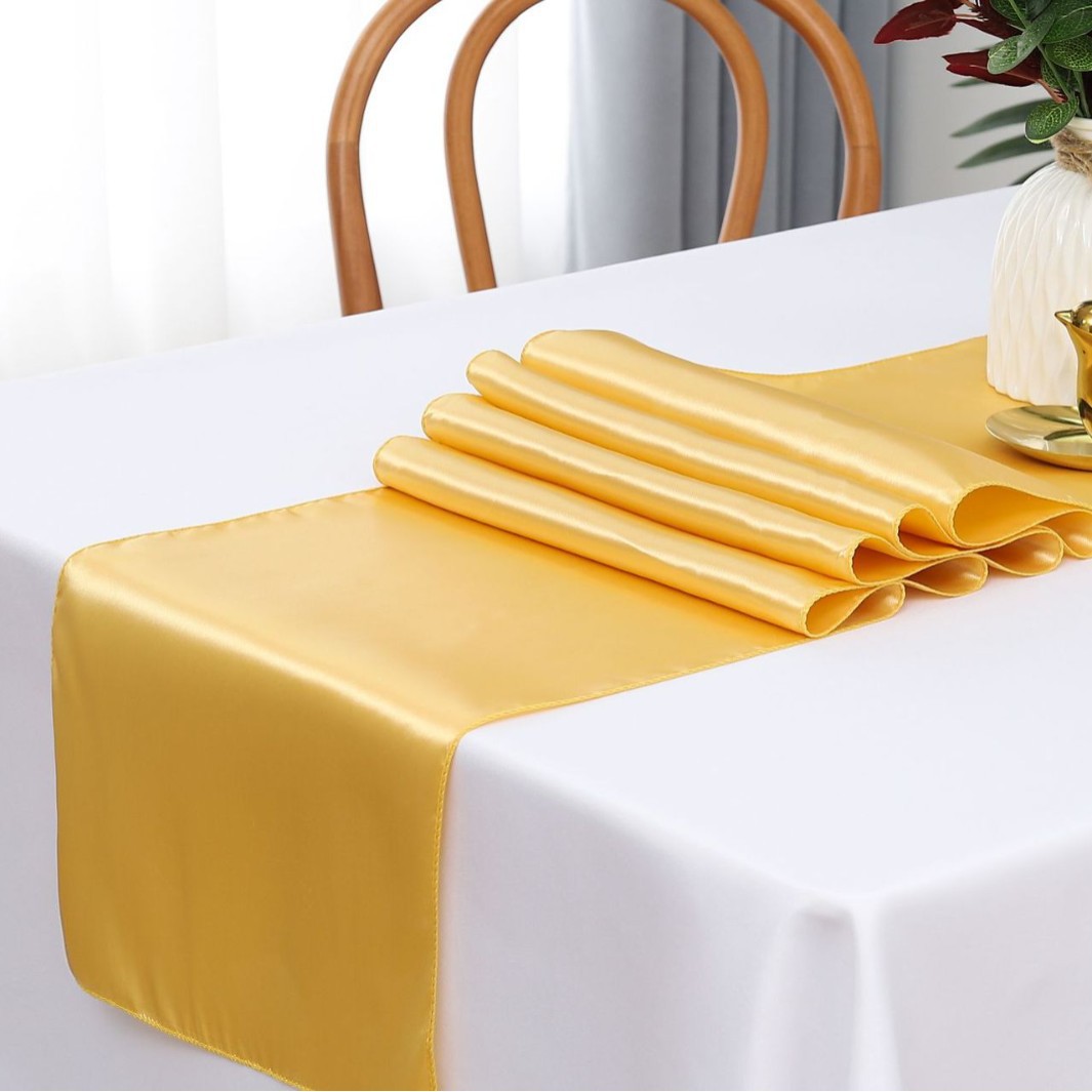 Banderas de mesa de satén de seda al por mayor