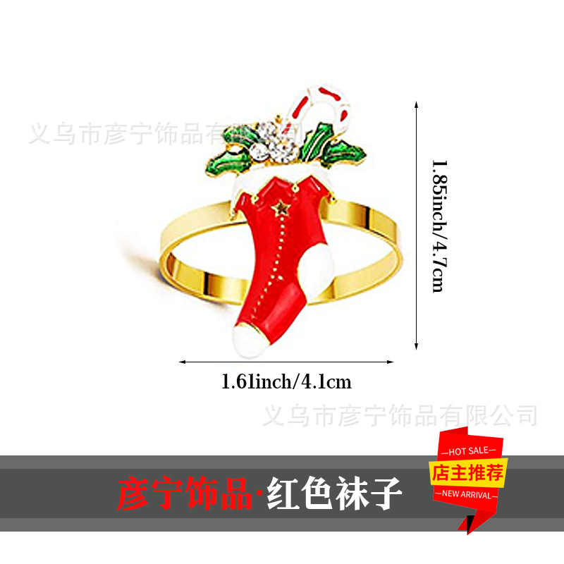 Medias rojas de Navidad