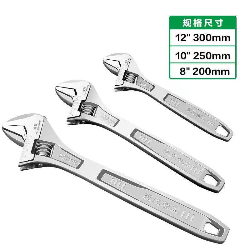Pang Los fabricantes de llaves largas suministran llave ajustable multiusos llave ajustable abierta grande llave ajustable llave de baño llave