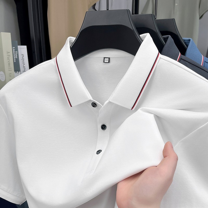 2025 New Summer Classy Modal T-Shirt for Middle-Aged Men, Comfortable, Casual, Versatile and Trendyy Short-Sleeved T-Shirt