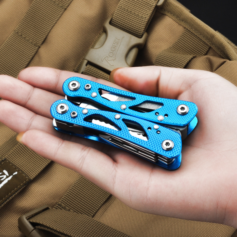 SQ Shunquan 2097 Mini alicates multifunción Mango de aluminio Herramientas de regalo para llevar al aire libre