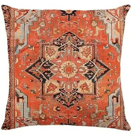 2024 funda de almohada bohemia explosiva transfronteriza Amazon lino estampado mesa de sala de estar bandera cojín de dormitorio