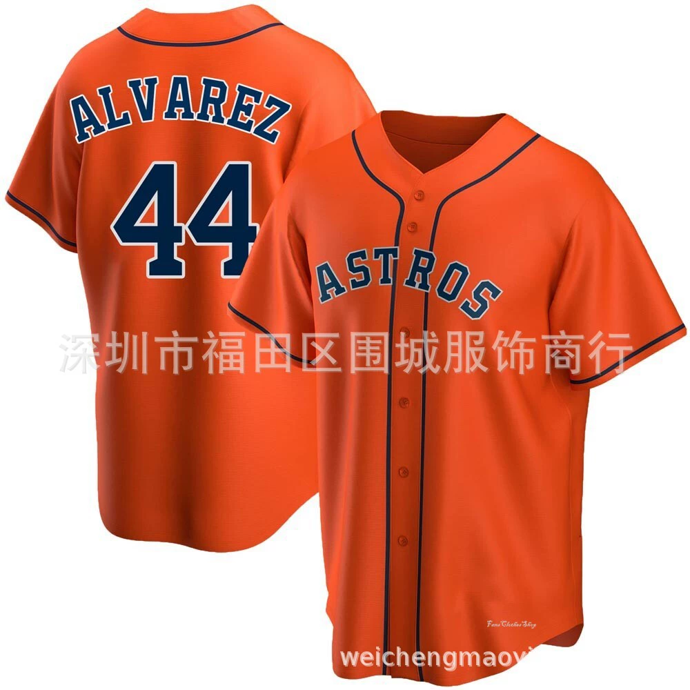 Вышиванная MLB Джерси бейсбольная Astros 44 Хьюстон А Astros Джерси для дропшиппинга