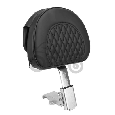 10-17 years backrest, Motorcycle cushion - small-grid-electroplating-rod