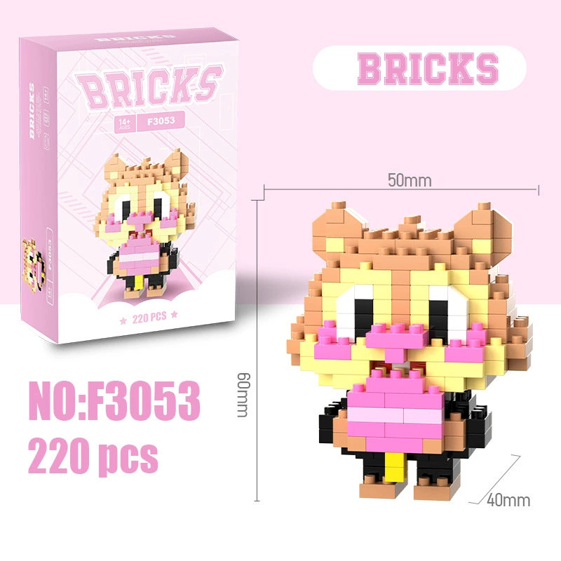 Конструктор bricks (Lego) минифигурки, мелкие микрокубики, подарок на день рождения, разнообразные стили