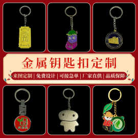 烤漆卡通金属钥匙扣锌合金创意钥匙挂旅游纪念企业活动文创定制