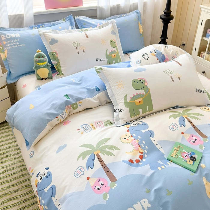 100% Xinjiang algodón de cuatro piezas conjunto de ropa de cama de algodón 2025 nueva sábanas cubierta dormitorio de estudiantes tres piezas conjunto