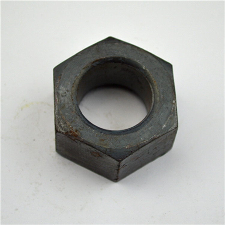 高强度六角螺母钢结构用碳钢发黑8.8级厂家螺栓高强防松