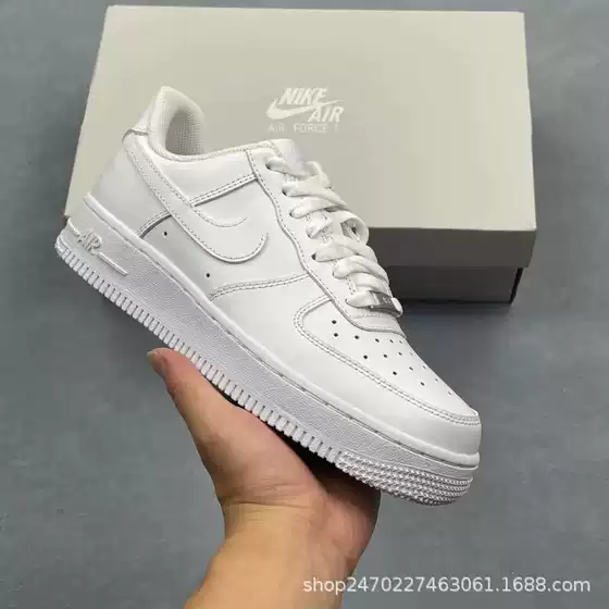 Air Force 1 Low Sneakers White Shoes Putian Shoes Premium Quality Cross-Border Men's Women's Athletic Casual Shoes