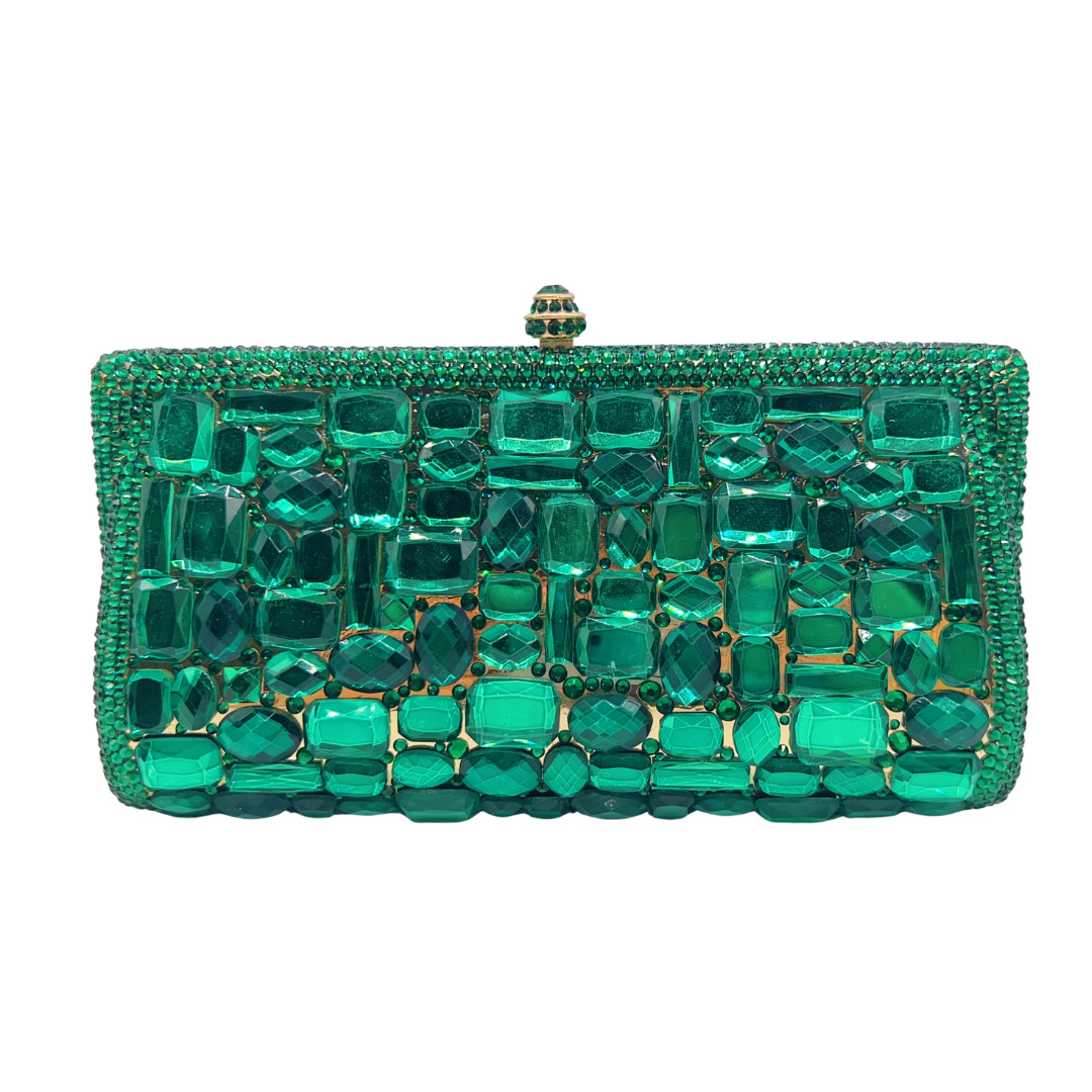 Bolsa de embrague de cristal hecha a mano con diamantes bolsas de banquete europeas y estadounidenses con diamantes llenos de mano bolsas doradas