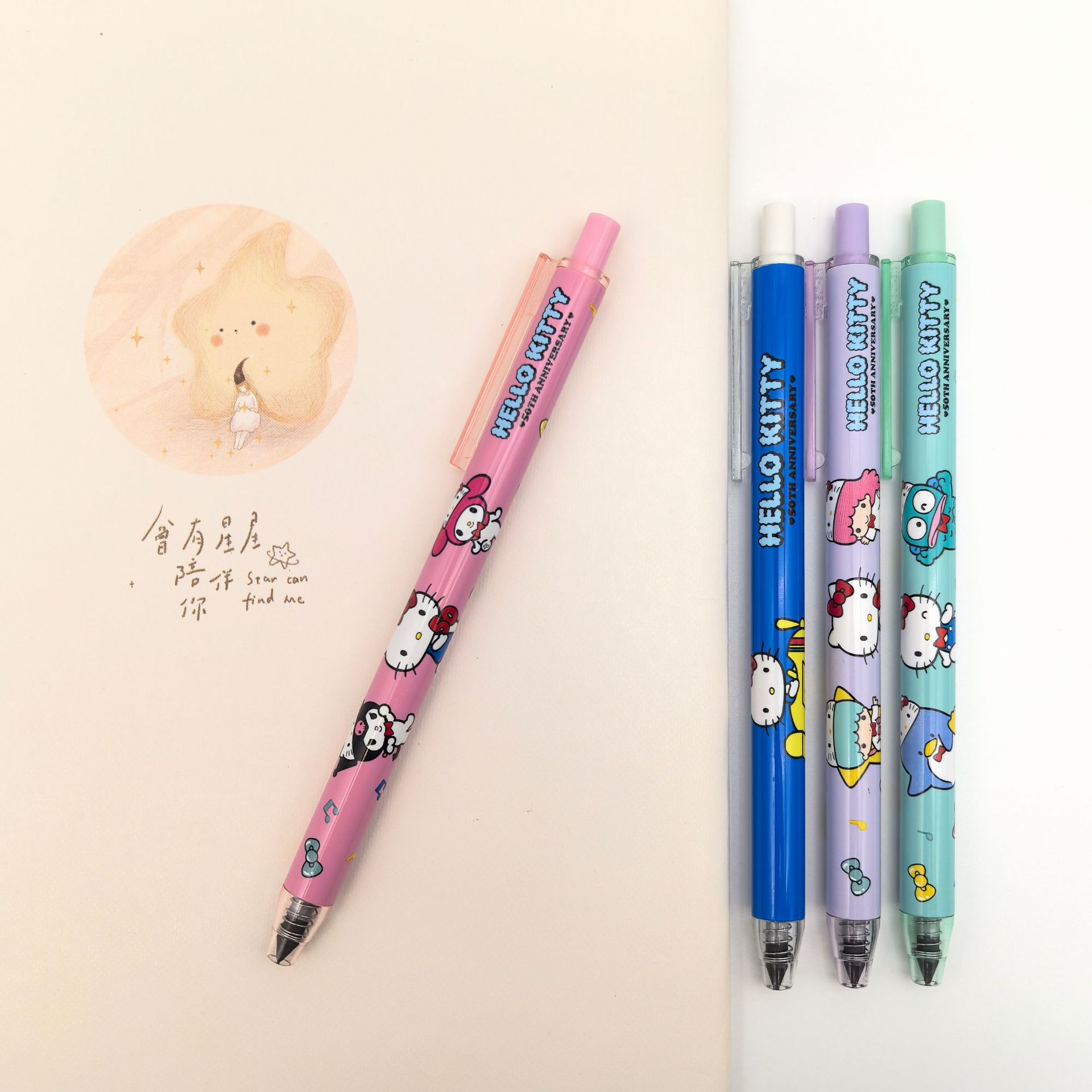 Nuevo lápiz eterno de presión transfronteriza impresión de transferencia térmica película de impresión DIY patrón personalizado automático lápiz eterno