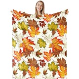 Одеяло, мягкая комфортная фланелевая акварель, осеннее, домашний декор