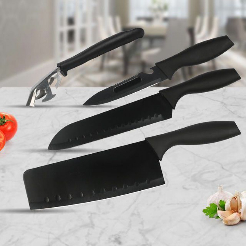 Juego de cuchillos Cuchillo de frutas de acero inoxidable Cuchillo de corte especial para chef Cuchillo de cocina afilado Juego de cuchillos de cocina Combinación doméstica