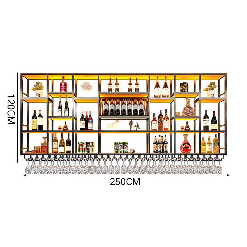 램프가있는 블랙 250*20*120