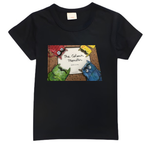 The color monster kid summer short sleeve tees��ͯ����T��421