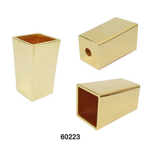五金配件家具铜脚杯 铜方杯  铜脚套 (60223)