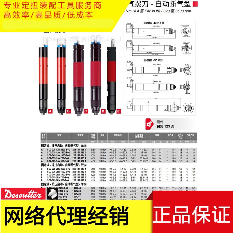 马头/Desoutter/气动工具/专业级工具/气动工具/电动数显扳手/拧