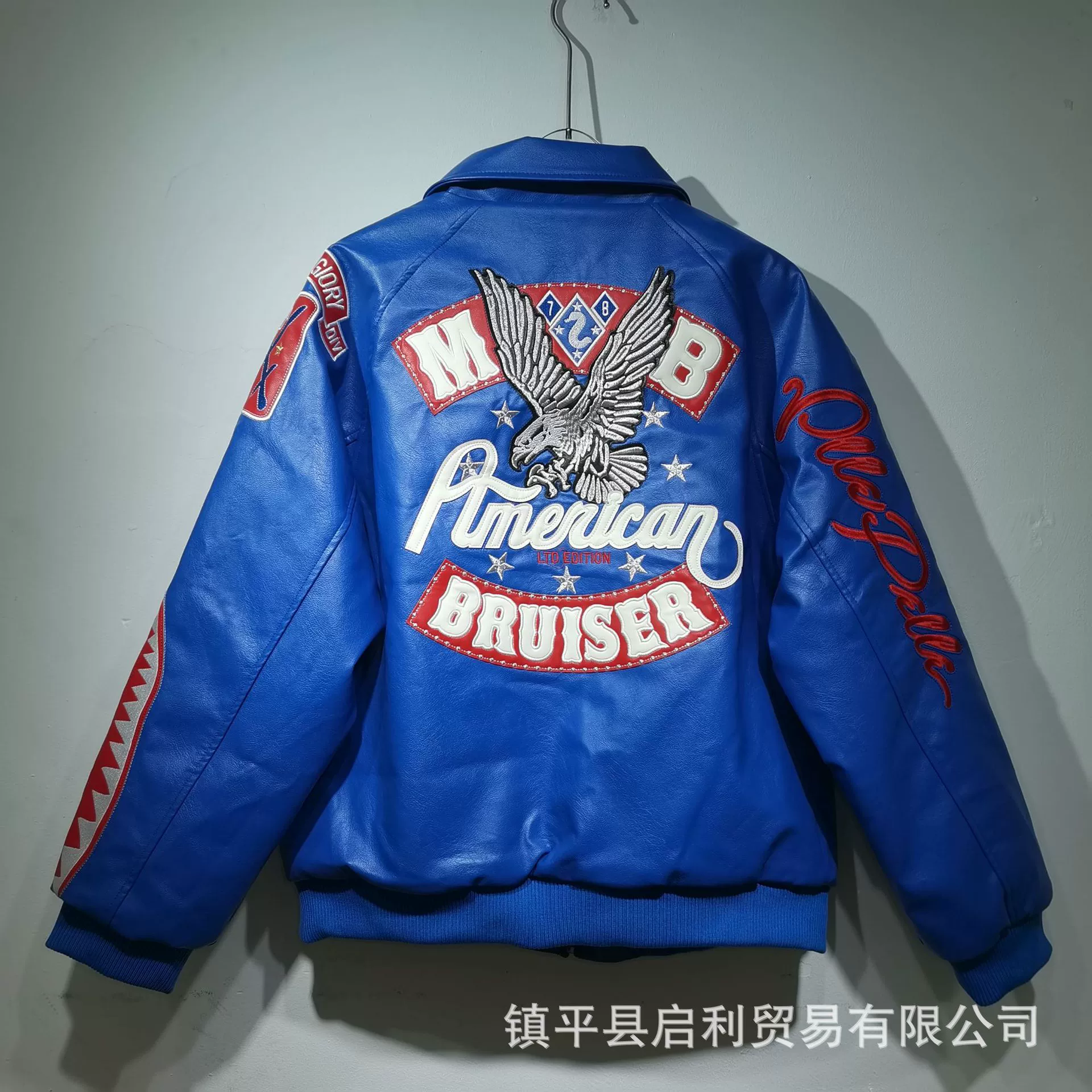 Новая куртка из кожи мотоциклетного стиля Harley для мужчин и женщин, одинаковый стиль с хлопком ретро мотоциклетная одежда тяжелой промышленности вышивка плюс кожаная куртка