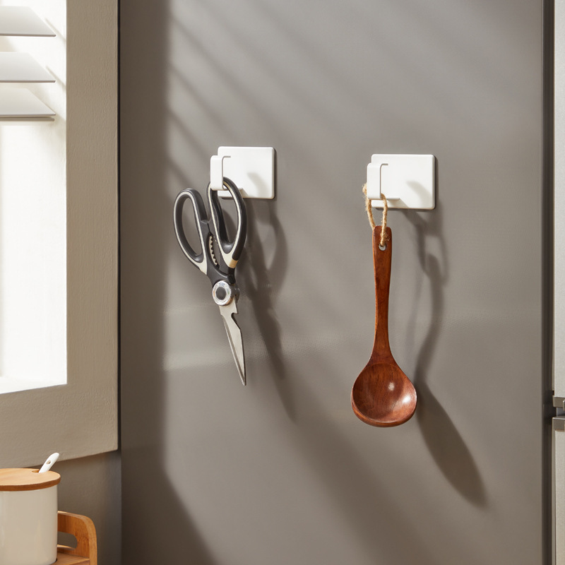 Yamazaki Same Style Kitchen and Bathroom Magnetic Hook for Washing Machine and Refrigerator Storage, No-Drill Adhesive Hook for Spray Bottle Hanging