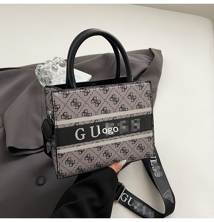 Bolso Tote impreso de comercio exterior transfronterizo Bolso bandolera de viajero de gran capacidad para mujer Bolso de letras clásicas de tendencia europea y americana