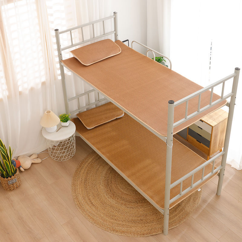 Summer Student Dormitory-Specific Rattan Mat, Foldable, Thickened, Without Burrs, Suitable for Single Beds and Bunk Beds